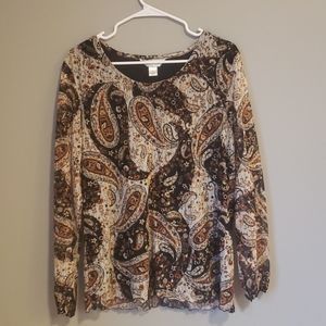 Christopher & Banks sleeved top